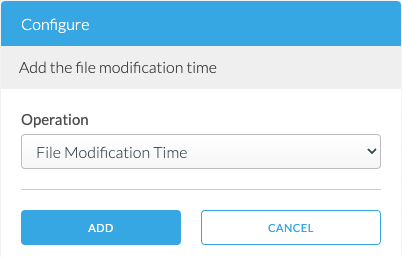 Screenshot of Add File Modifiaction Time transform
