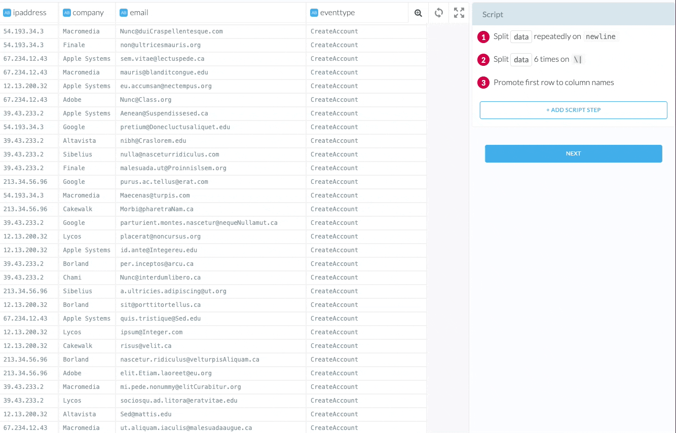 Adding the cut text transform
