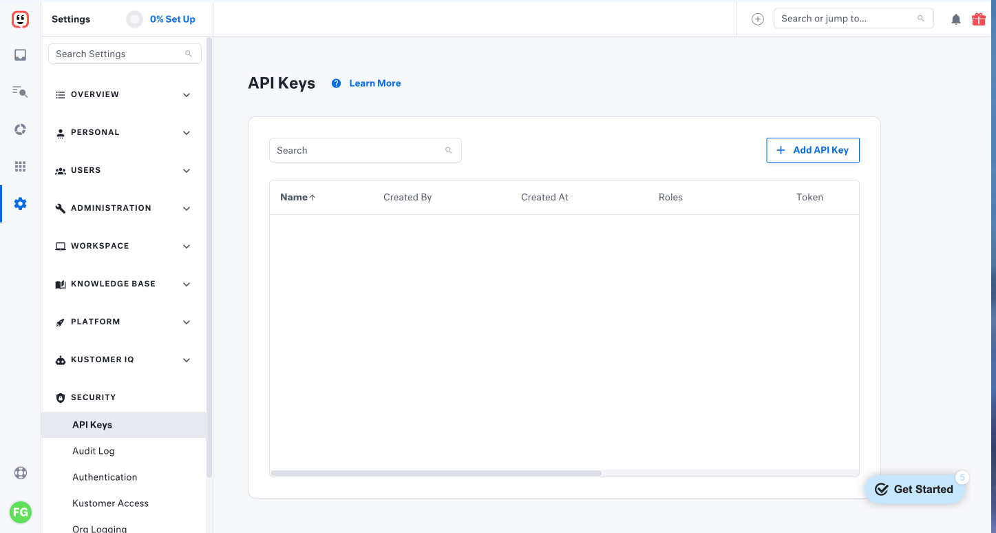 API Keys