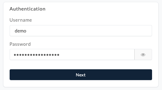 Authentication step for Amazon Redshift