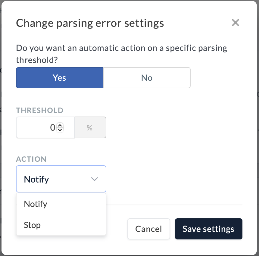 56_Parsing errors settings.png