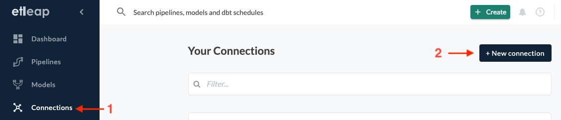 Create New Connection