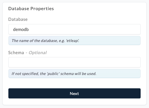 Amazon Redshift Database Properties