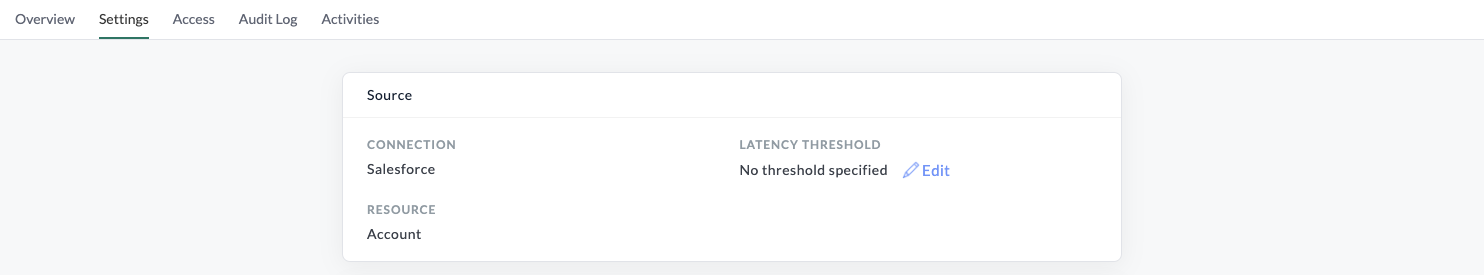 Edit latency threshold source setting