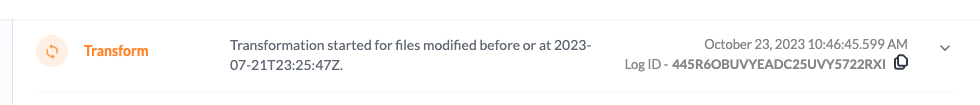 File based pipeline high watermark