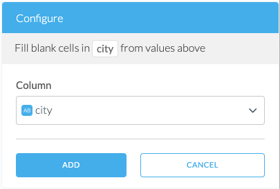 Screenshot of fill from above transform configuration