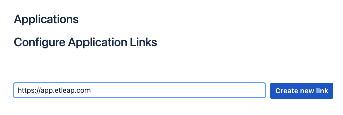 Jira: Create Etleap link