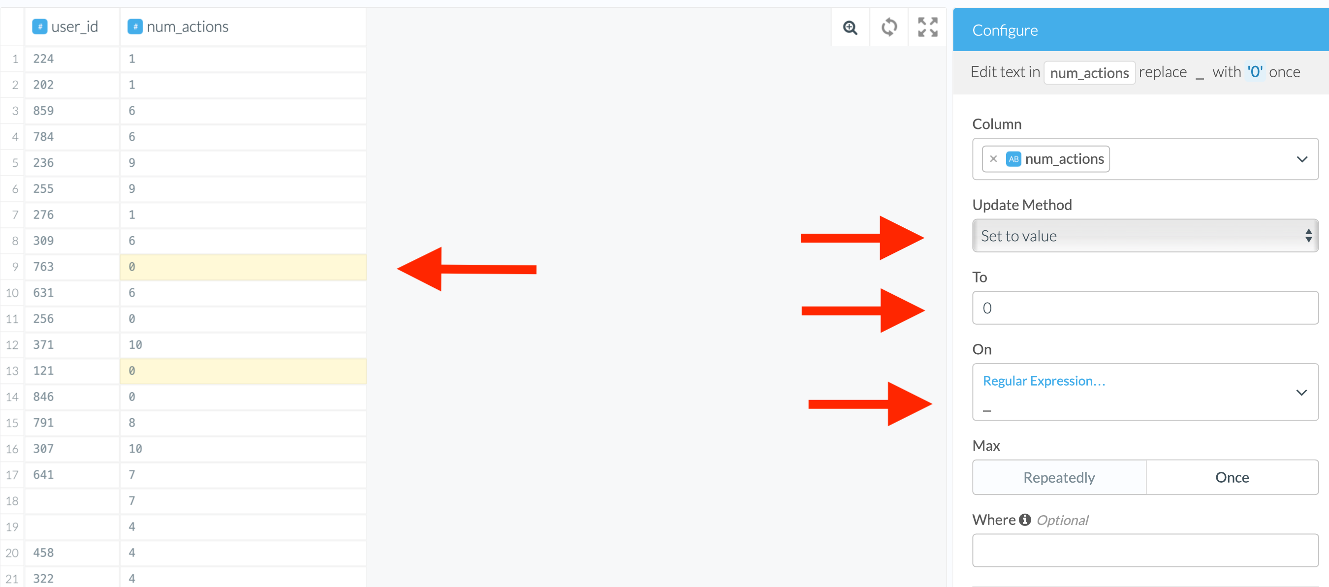 41_Replacing invalid data with a value based on a regular expression.png