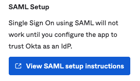 The link to Okta SAML metadata